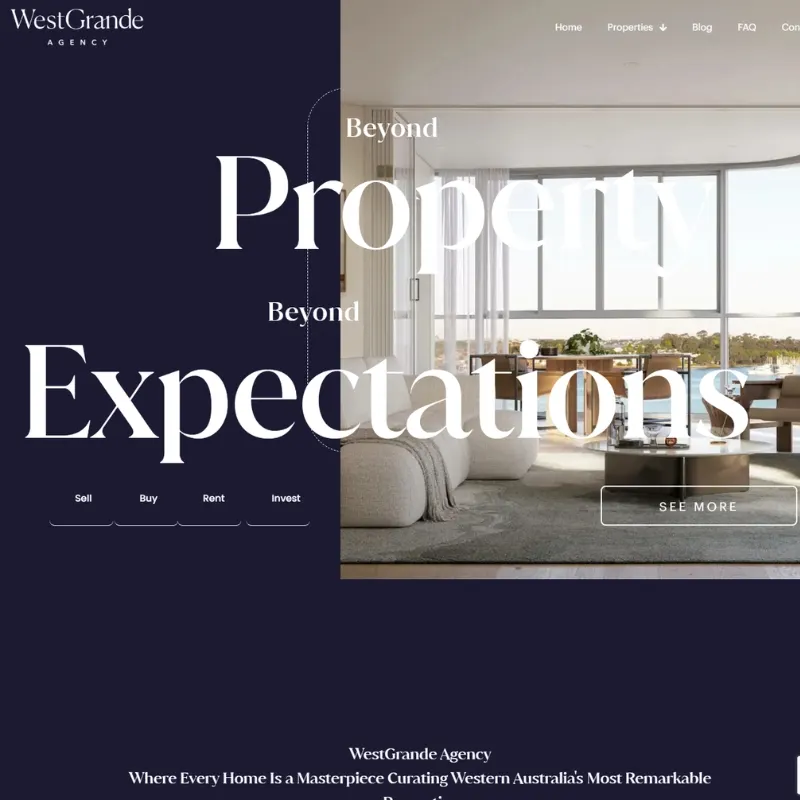 WestGrande Agency website